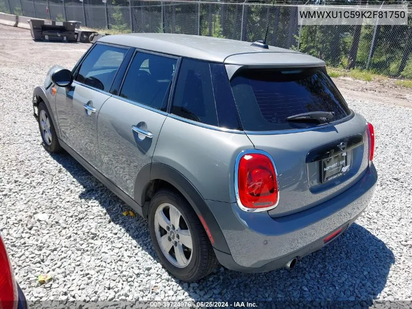 WMWXU1C59K2F81750 2019 Mini Hardtop Cooper