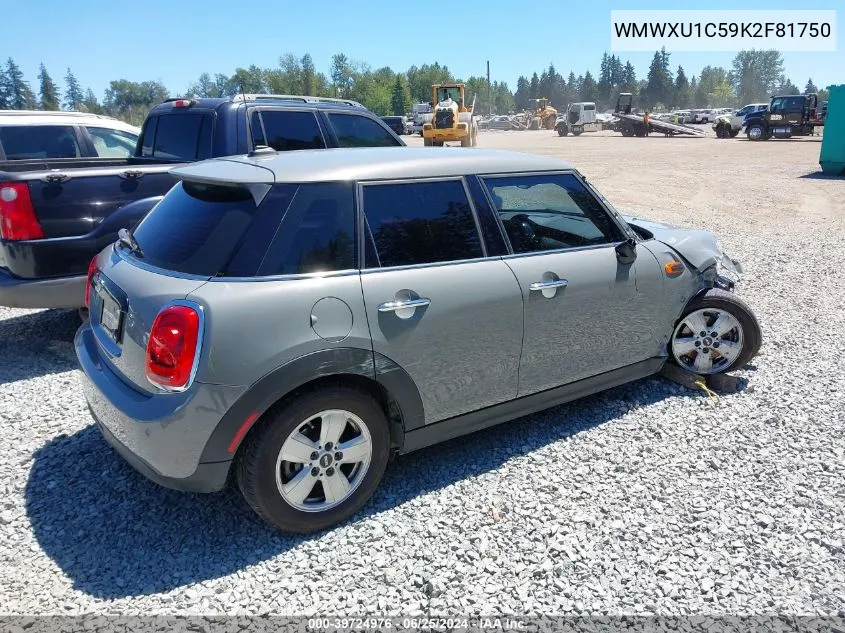 2019 Mini Hardtop Cooper VIN: WMWXU1C59K2F81750 Lot: 39724976