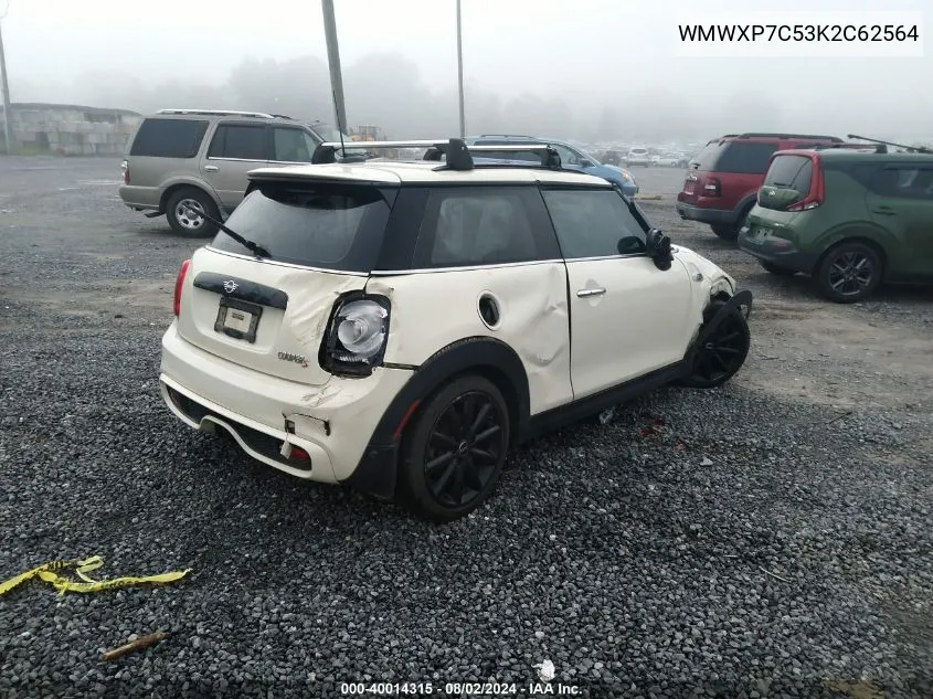 WMWXP7C53K2C62564 2019 Mini Hardtop Cooper S