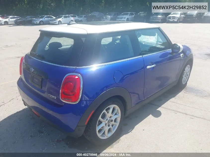 2019 Mini Hardtop Cooper VIN: WMWXP5C54K2H29852 Lot: 40278946