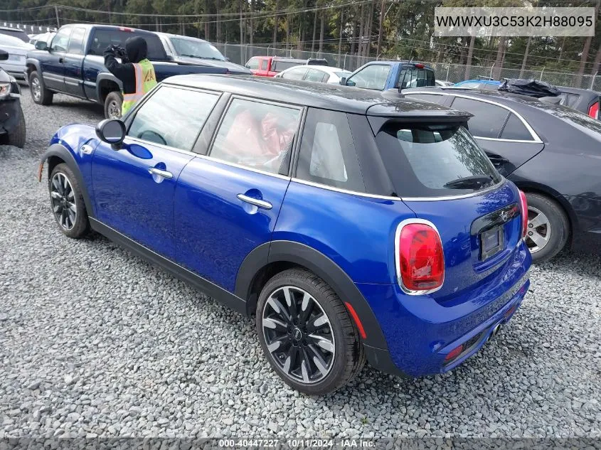 2019 Mini Hardtop Cooper S VIN: WMWXU3C53K2H88095 Lot: 40447227