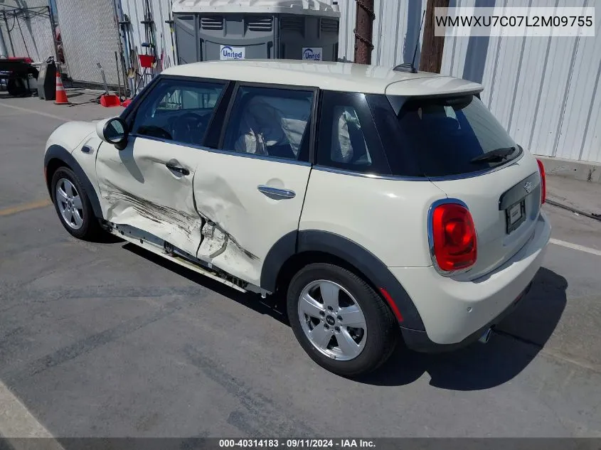 2020 Mini Hardtop Cooper VIN: WMWXU7C07L2M09755 Lot: 40314183