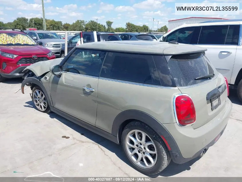 2020 Mini Hardtop Cooper VIN: WMWXR3C07L2L35599 Lot: 40327887