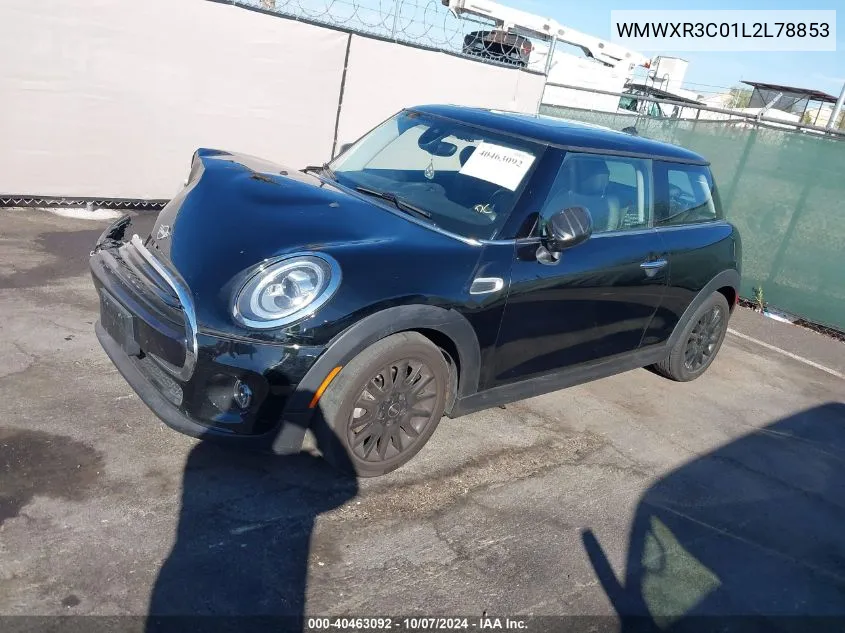 2020 Mini Hardtop VIN: WMWXR3C01L2L78853 Lot: 40463092