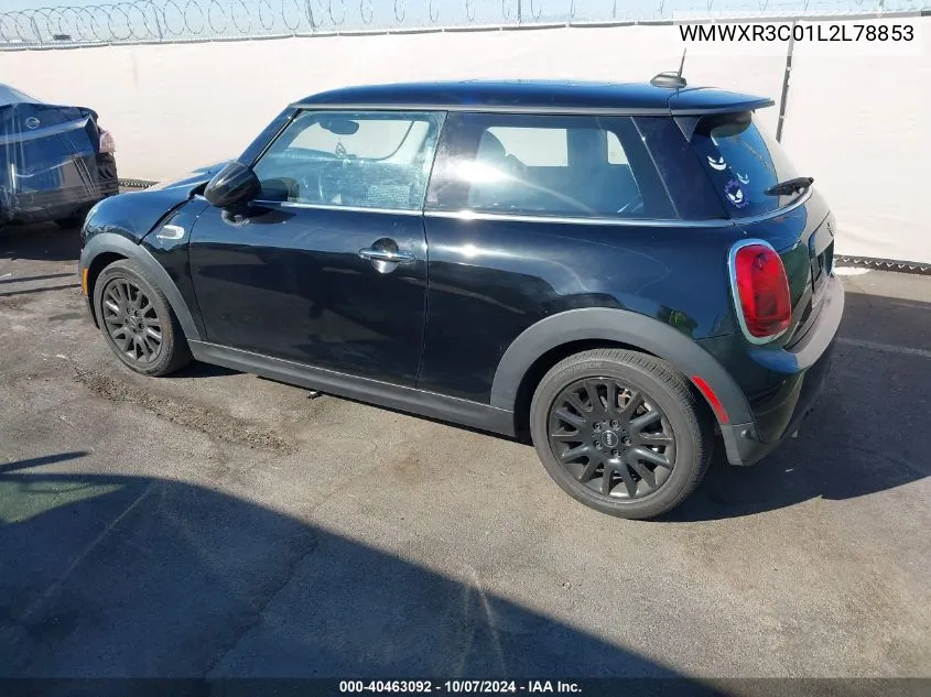 2020 Mini Hardtop VIN: WMWXR3C01L2L78853 Lot: 40463092