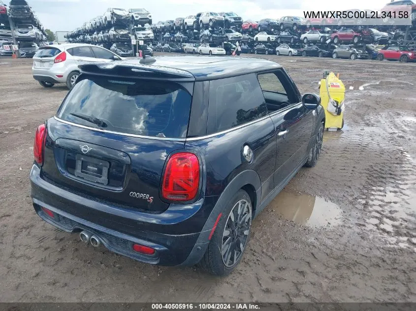 2020 Mini Hardtop Cooper S VIN: WMWXR5C00L2L34158 Lot: 40505916