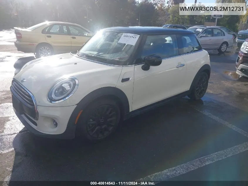 2020 Mini Hardtop Cooper VIN: WMWXR3C05L2M12731 Lot: 40814543