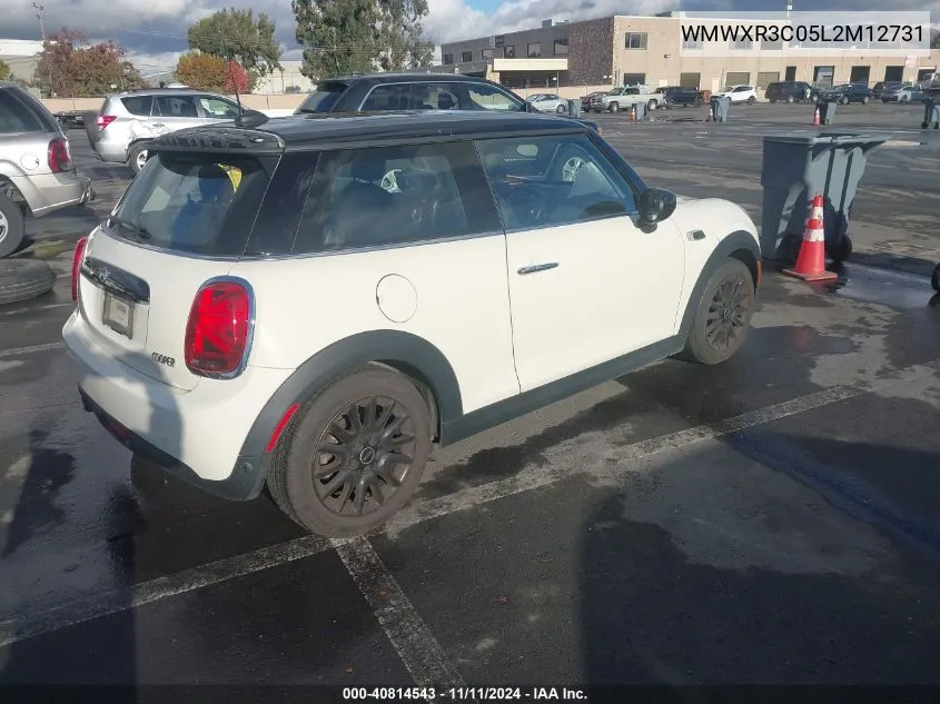 2020 Mini Hardtop Cooper VIN: WMWXR3C05L2M12731 Lot: 40814543