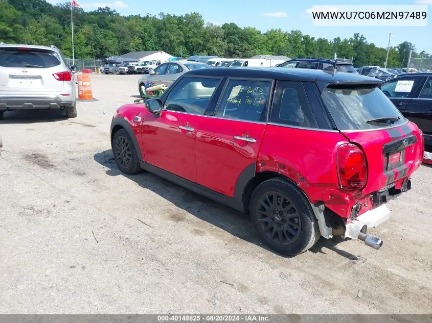 2021 Mini Hardtop Cooper VIN: WMWXU7C06M2N97489 Lot: 40149825