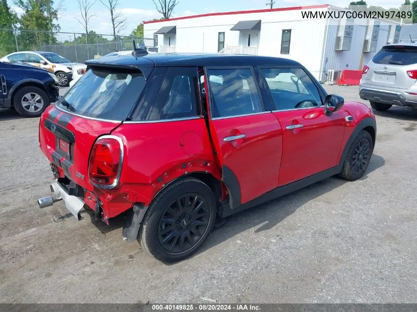 2021 Mini Hardtop Cooper VIN: WMWXU7C06M2N97489 Lot: 40149825