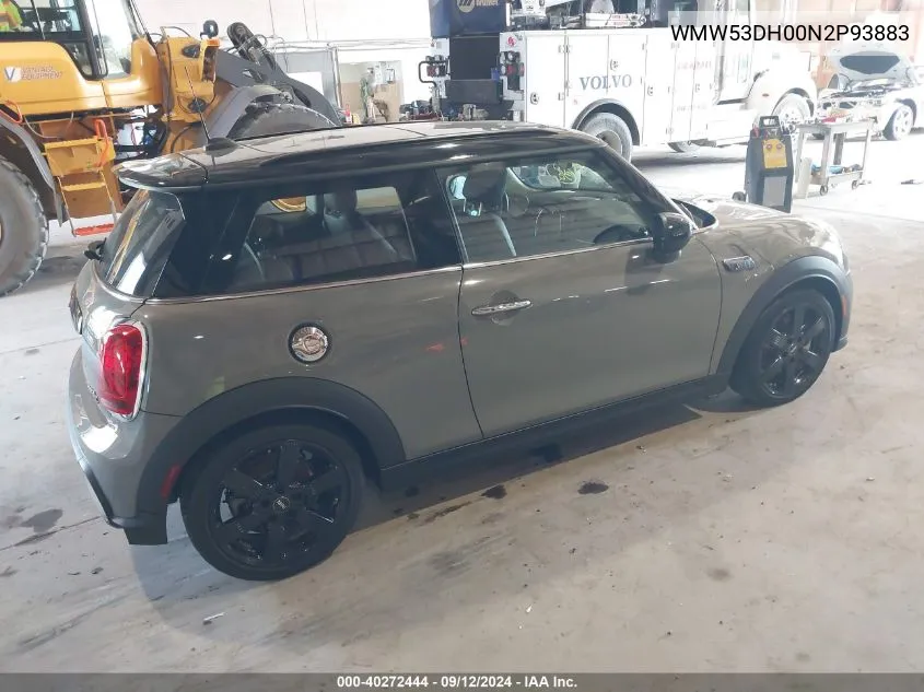 2022 Mini Hardtop Cooper S VIN: WMW53DH00N2P93883 Lot: 40272444