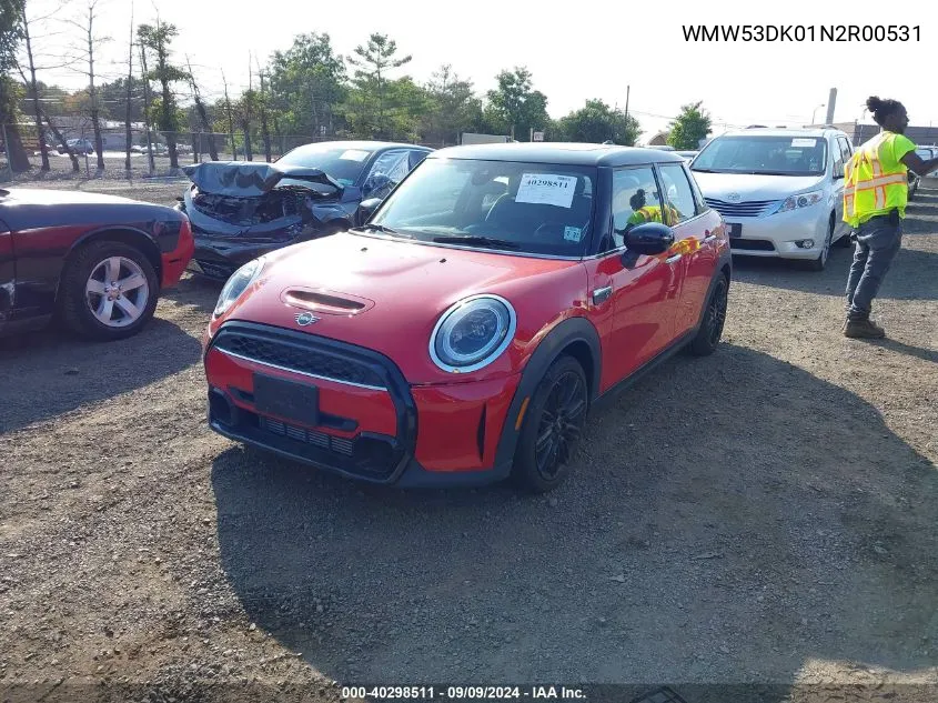 WMW53DK01N2R00531 2022 Mini Hardtop Cooper S