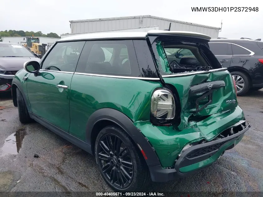 2023 Mini Hardtop Cooper S VIN: WMW53DH01P2S72948 Lot: 40405671