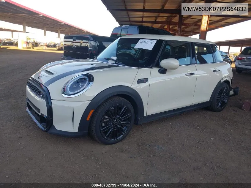 2023 Mini Hardtop Cooper S VIN: WMW53DK07P2S64832 Lot: 40732799