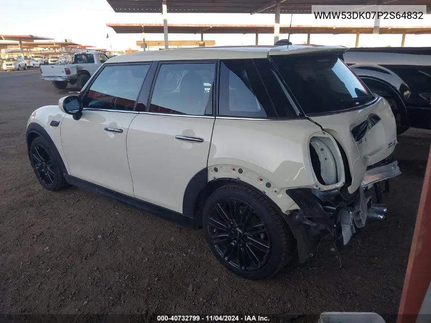 2023 Mini Hardtop Cooper S VIN: WMW53DK07P2S64832 Lot: 40732799