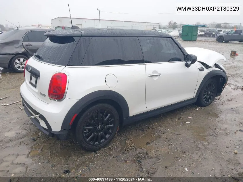 2023 Mini Hardtop Cooper VIN: WMW33DH0XP2T80329 Lot: 40897499