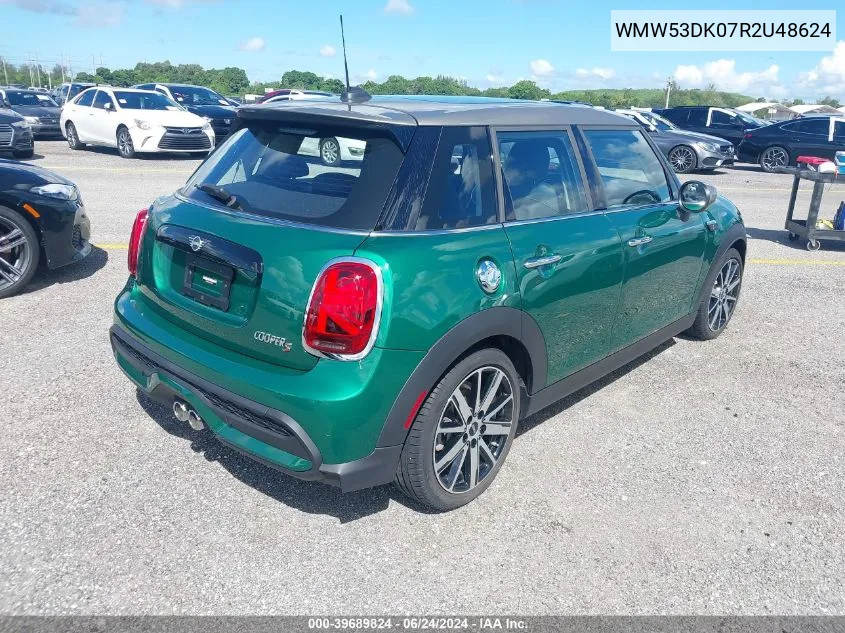 2024 Mini Hardtop Cooper S VIN: WMW53DK07R2U48624 Lot: 39689824