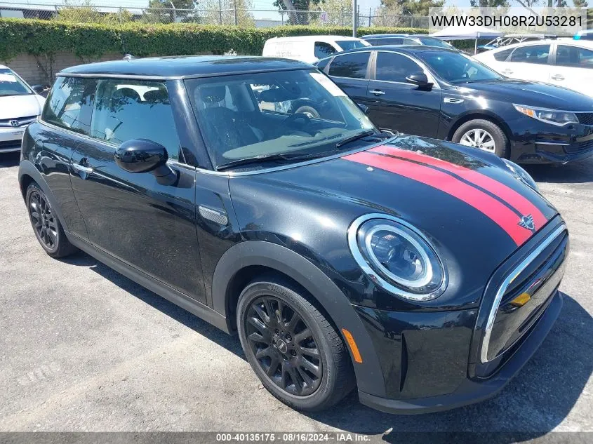 2024 Mini Hardtop Cooper VIN: WMW33DH08R2U53281 Lot: 40135175