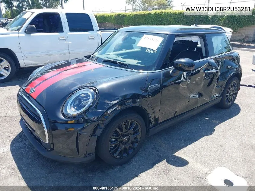 2024 Mini Hardtop Cooper VIN: WMW33DH08R2U53281 Lot: 40135175