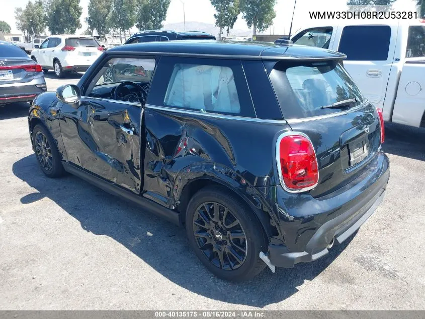 2024 Mini Hardtop Cooper VIN: WMW33DH08R2U53281 Lot: 40135175