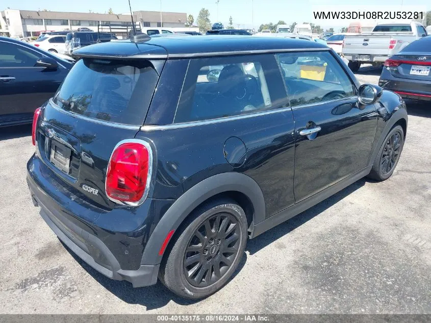 2024 Mini Hardtop Cooper VIN: WMW33DH08R2U53281 Lot: 40135175