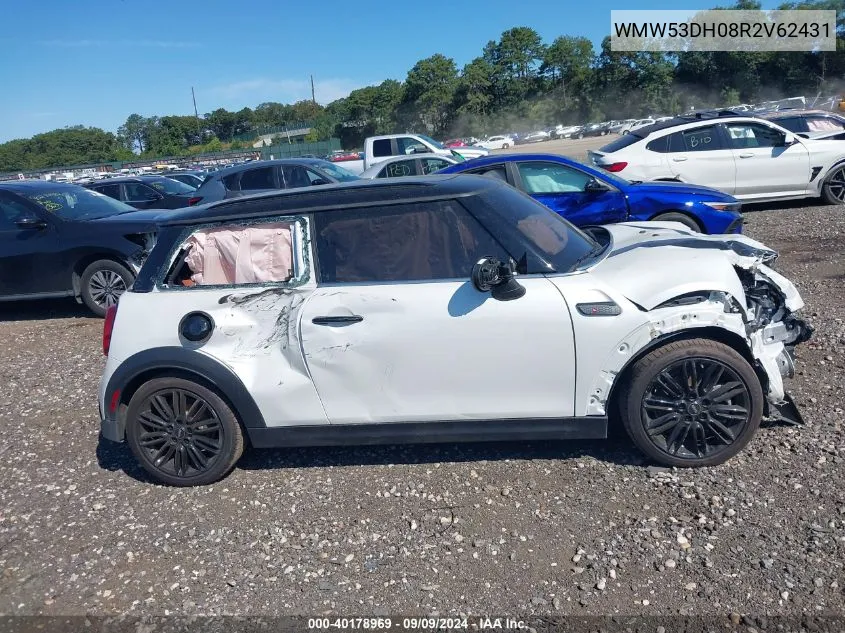 2024 Mini Hardtop Cooper S VIN: WMW53DH08R2V62431 Lot: 40178969