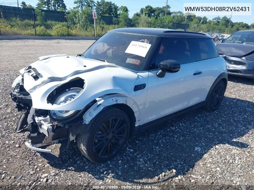 2024 Mini Hardtop Cooper S VIN: WMW53DH08R2V62431 Lot: 40178969