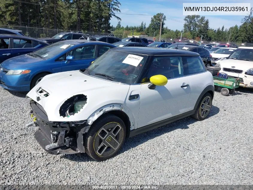 2024 Mini Se Hardtop Cooper VIN: WMW13DJ04R2U35961 Lot: 40293011