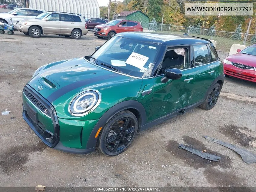 2024 Mini Hardtop Cooper S VIN: WMW53DK00R2U47797 Lot: 40522511