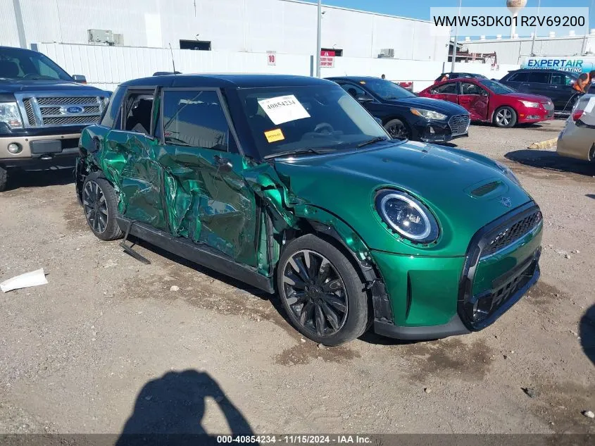 2024 Mini Hardtop Cooper S VIN: WMW53DK01R2V69200 Lot: 40854234