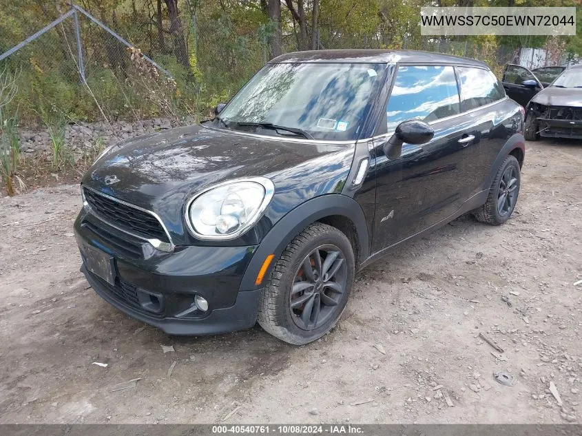 2014 Mini Paceman Cooper S VIN: WMWSS7C50EWN72044 Lot: 40540761