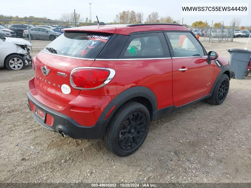 2014 Mini Paceman Cooper S VIN: WMWSS7C55EWS44439 Lot: 40695852