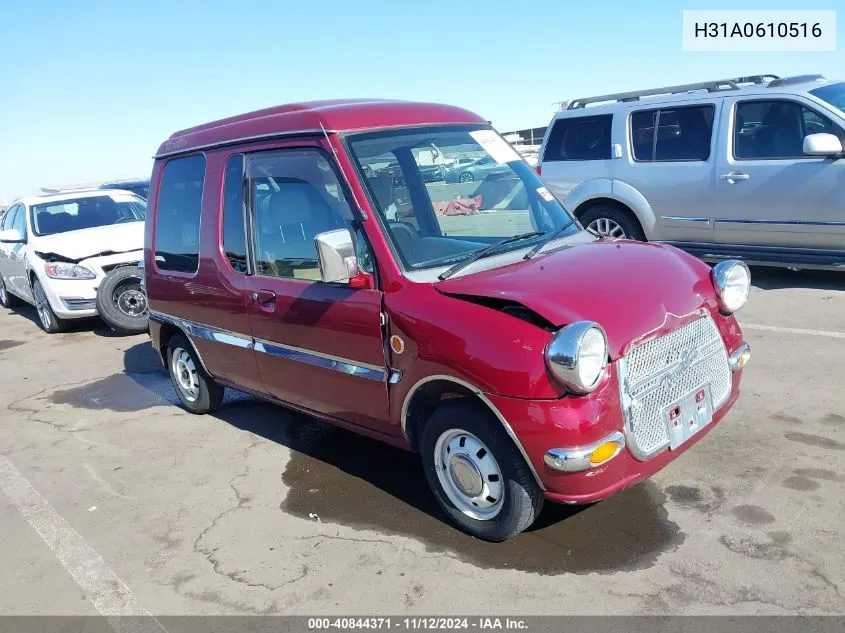 1997 Mitsubishi Minica Top VIN: H31A0610516 Lot: 40844371