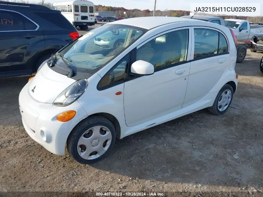 2012 Mitsubishi I-Miev Es/Se VIN: JA3215H11CU028529 Lot: 40710323