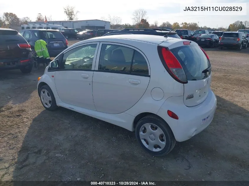 2012 Mitsubishi I-Miev Es/Se VIN: JA3215H11CU028529 Lot: 40710323