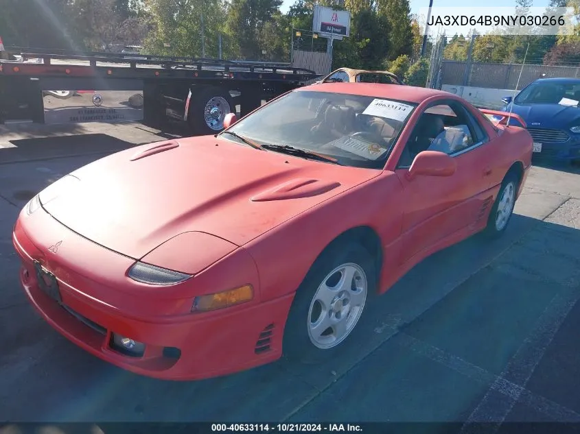 1992 Mitsubishi 3000 Gt Sl VIN: JA3XD64B9NY030266 Lot: 40633114