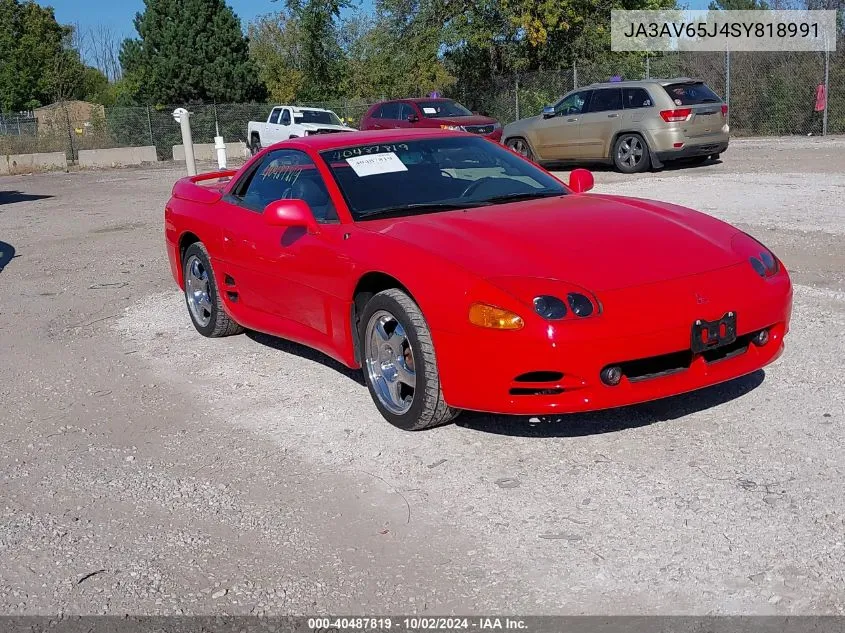 1995 Mitsubishi 3000 Gt Spyder Sl VIN: JA3AV65J4SY818991 Lot: 40487819