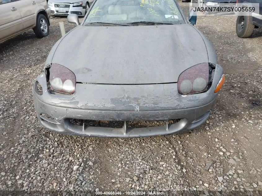 1995 Mitsubishi 3000 Gt Vr4 VIN: JA3AN74K7SY005659 Lot: 40668346