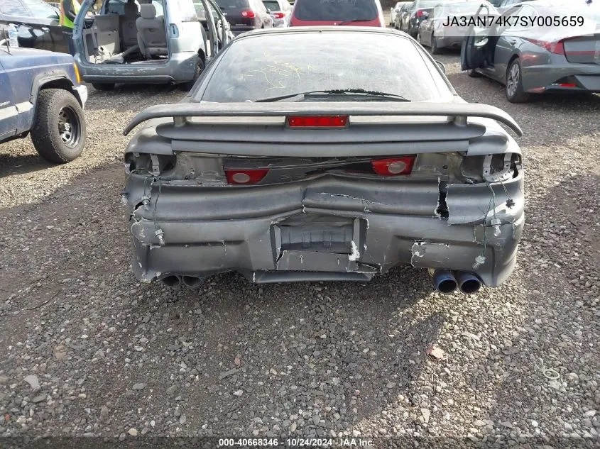 1995 Mitsubishi 3000 Gt Vr4 VIN: JA3AN74K7SY005659 Lot: 40668346