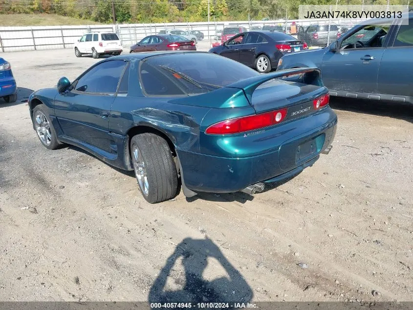 1997 Mitsubishi 3000 Gt Vr-4 VIN: JA3AN74K8VY003813 Lot: 40574945