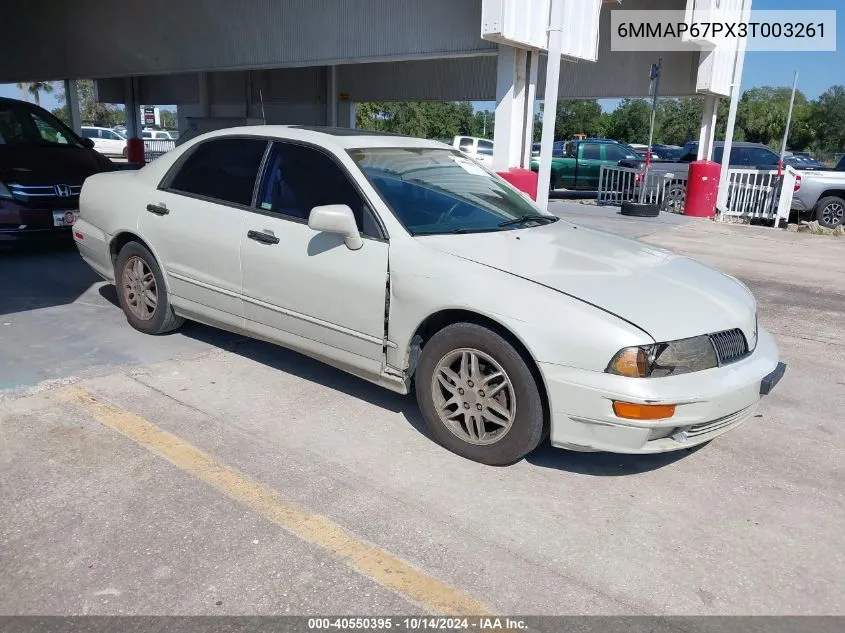 2003 Mitsubishi Diamante Ls VIN: 6MMAP67PX3T003261 Lot: 40550395