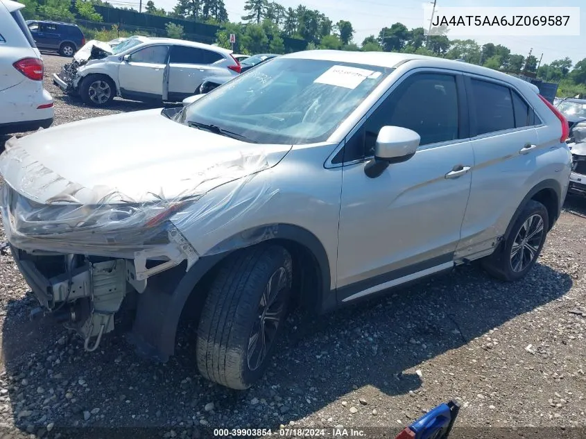 2018 Mitsubishi Eclipse Cross Se/Sel VIN: JA4AT5AA6JZ069587 Lot: 39903854