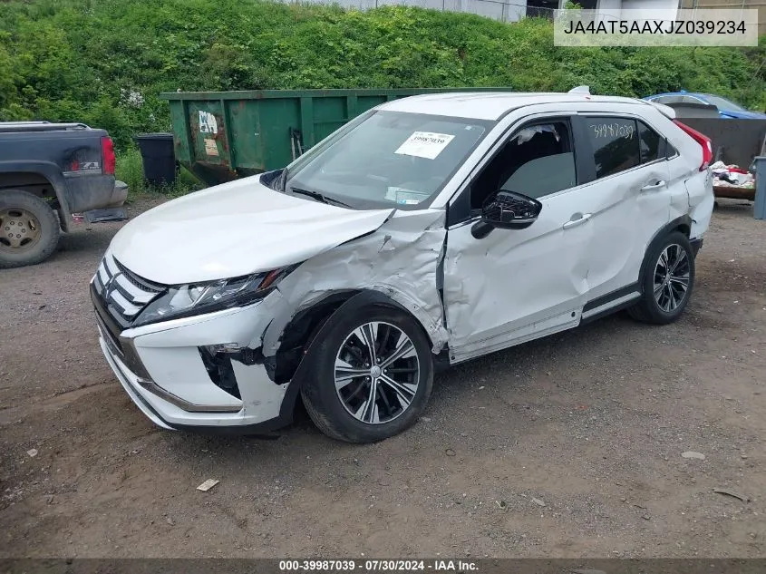 2018 Mitsubishi Eclipse Cross Se VIN: JA4AT5AAXJZ039234 Lot: 39987039