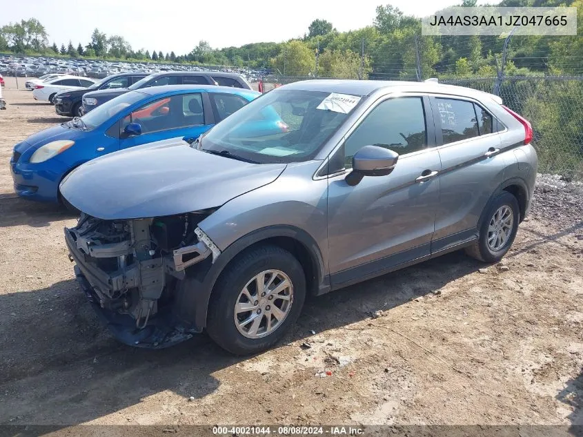 2018 Mitsubishi Eclipse Cross Es VIN: JA4AS3AA1JZ047665 Lot: 40021044