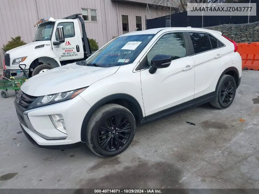 2018 Mitsubishi Eclipse Cross Le VIN: JA4AT4AAXJZ043777 Lot: 40714071