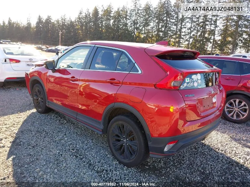 2018 Mitsubishi Eclipse Cross Le VIN: JA4AT4AA9JZ048131 Lot: 40779982