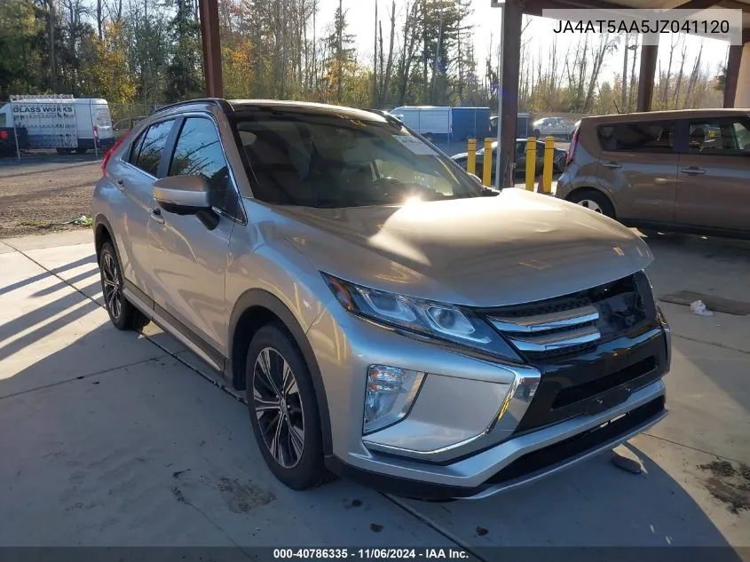 2018 Mitsubishi Eclipse Cross Sel VIN: JA4AT5AA5JZ041120 Lot: 40786335