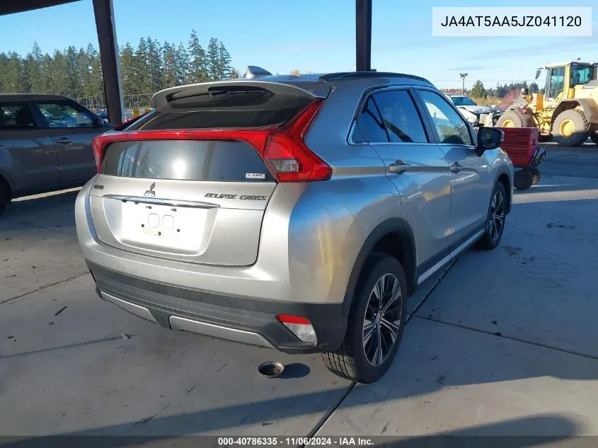 2018 Mitsubishi Eclipse Cross Sel VIN: JA4AT5AA5JZ041120 Lot: 40786335