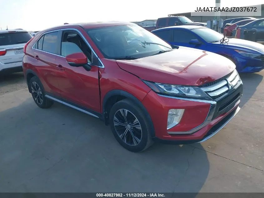 2018 Mitsubishi Eclipse Cross Sel VIN: JA4AT5AA2JZ037672 Lot: 40827982