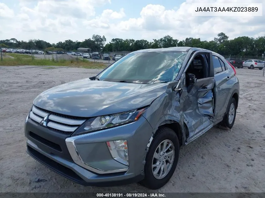 JA4AT3AA4KZ023889 2019 Mitsubishi Eclipse Cross Es